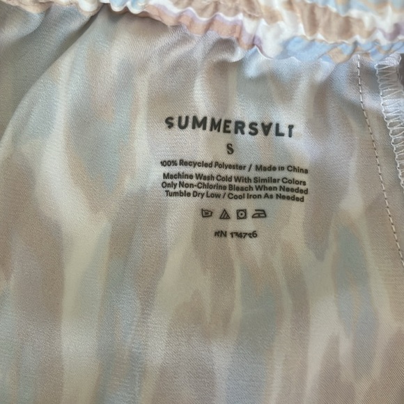 Summersalt Cloud 9 Pajama Set, Size Small, Pastal Animal Print - Picture 8 of 8